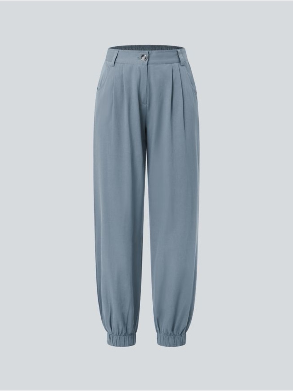 HALARA Dusty Blue Pleated Track Joggers